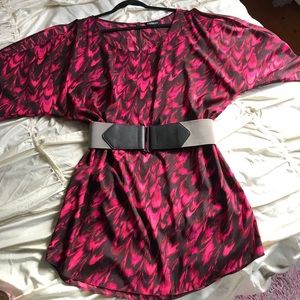 Express dress and belt